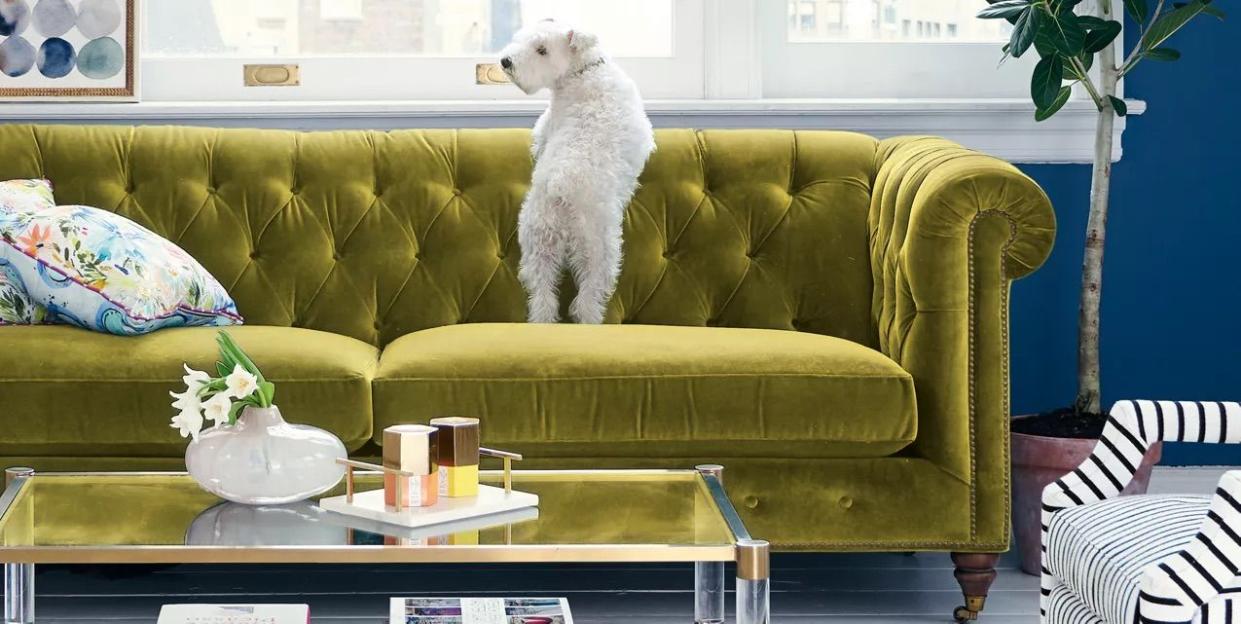 <p><a href="https://go.redirectingat.com?id=74968X1596630&url=https%3A%2F%2Fwww.anthropologie.com%2Fshop%2Fmto%2Flyre-chesterfield-two-seat-sofa&sref=https%3A%2F%2Fwww.housebeautiful.com%2Fshopping%2Ffurniture%2Fg60082570%2Fchesterfield-sofas-guide%2F" rel="nofollow noopener" target="_blank" data-ylk="slk:Shop Now;elm:context_link;itc:0;sec:content-canvas" class="link rapid-noclick-resp">Shop Now</a></p><p>Lyre Chesterfield Sofa</p><p>anthropologie.com</p><p>$2198.00</p>