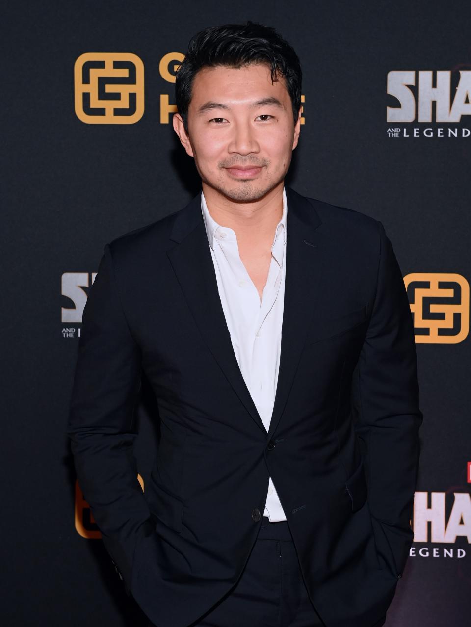 Simu Liu on the red carpet