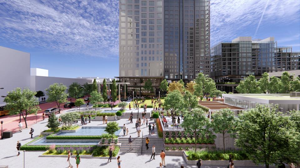 A rendering of The District Galleria in White Plains