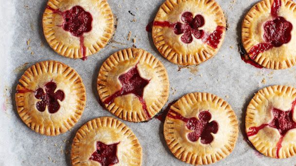 PHOTO: Homemade hand pies made with fresh Driscolls raspberries. (Driscolls)