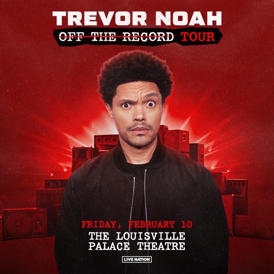 Comedian Trevor Noah will tour 28 cities during his "Off the Record" stand up tour.