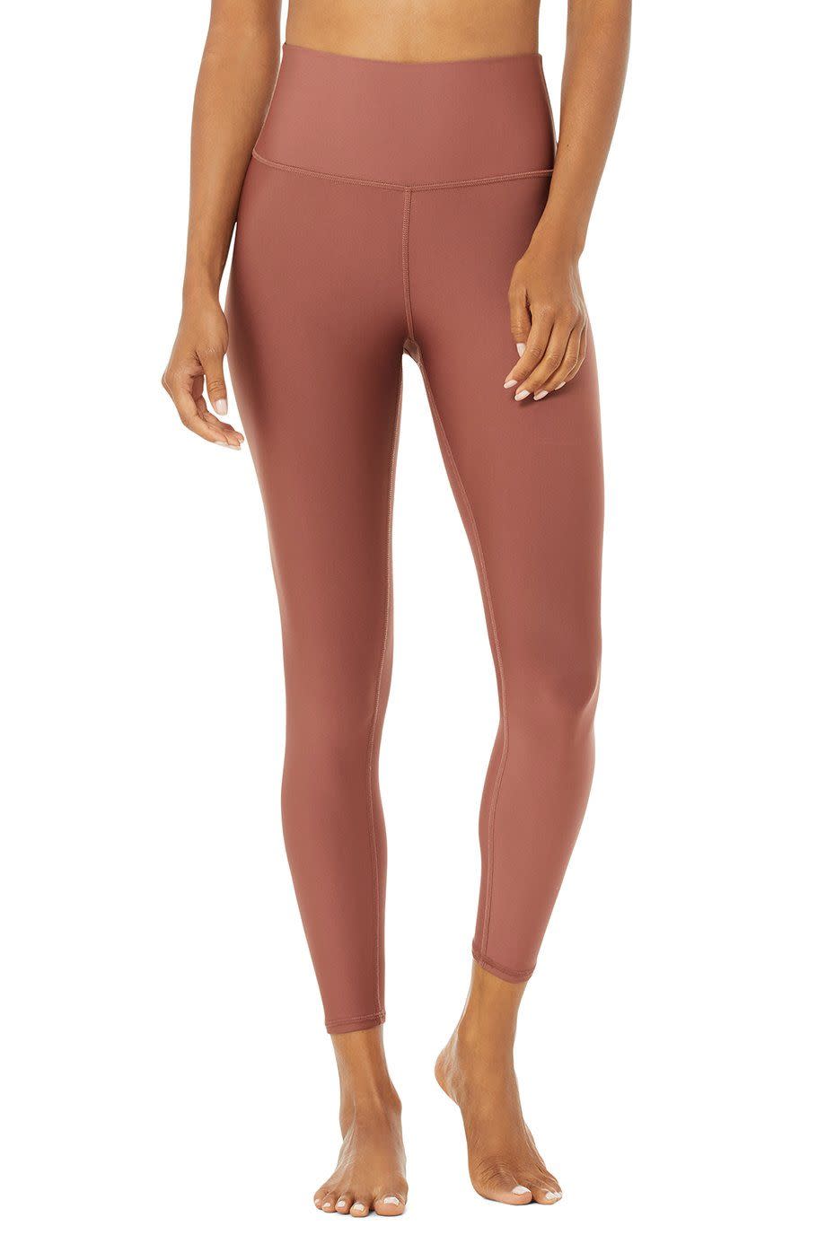 8) 7/8 High-Waist Airlift Legging in Chestnut