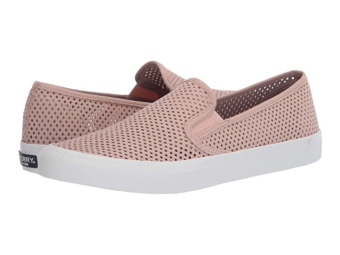 Sperry Seaside Perf Leather Sneaker, sneakers you can wear without socks