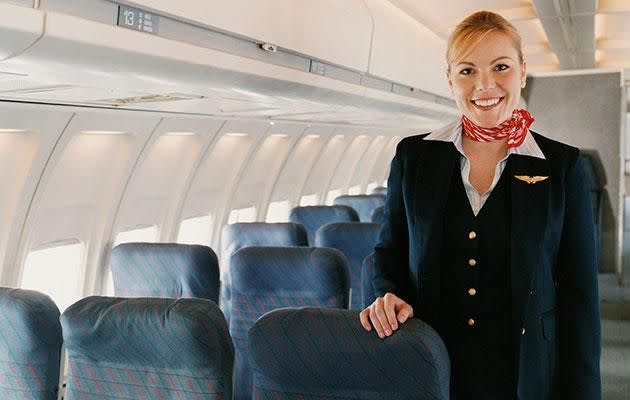 There is a way to get on flight attendants' good side. Photo: Getty.