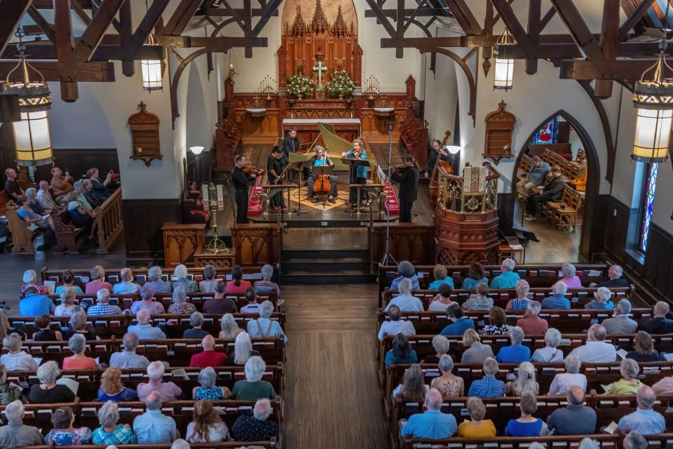 “Bach Triple Play” is the theme for the Bach Parley performances at St. John's Episcopal Church, Feb. 10 and 11, 2024.