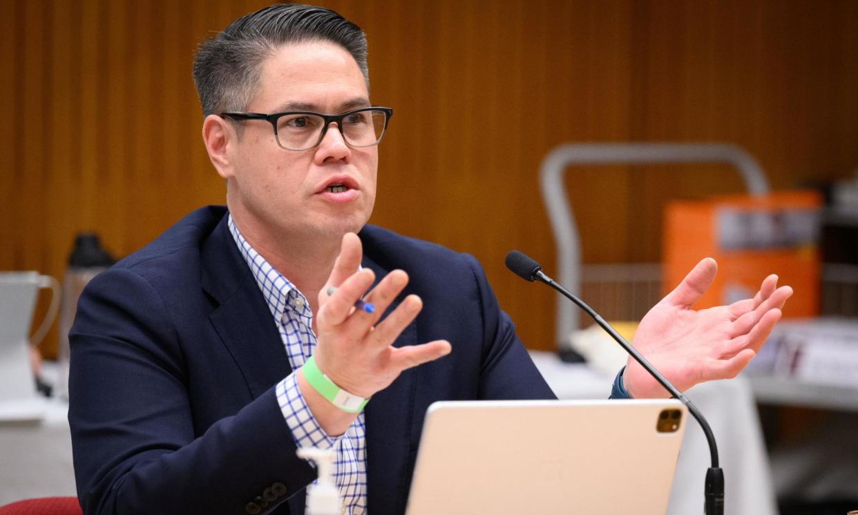 <span>Wagga Wagga-based Wes Fang, a Nationals member and upper house MP, launched a personal attack on the NSW Liberal leader Mark Speakman.</span><span>Photograph: James Gourley/AAP</span>