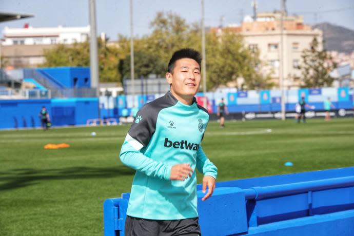 中國一哥武磊即將隨著球隊升超，重返頂級聯賽舞台。(photo from Real Club Deportivo Espanyol de Barcelona Facebook Fanpage)