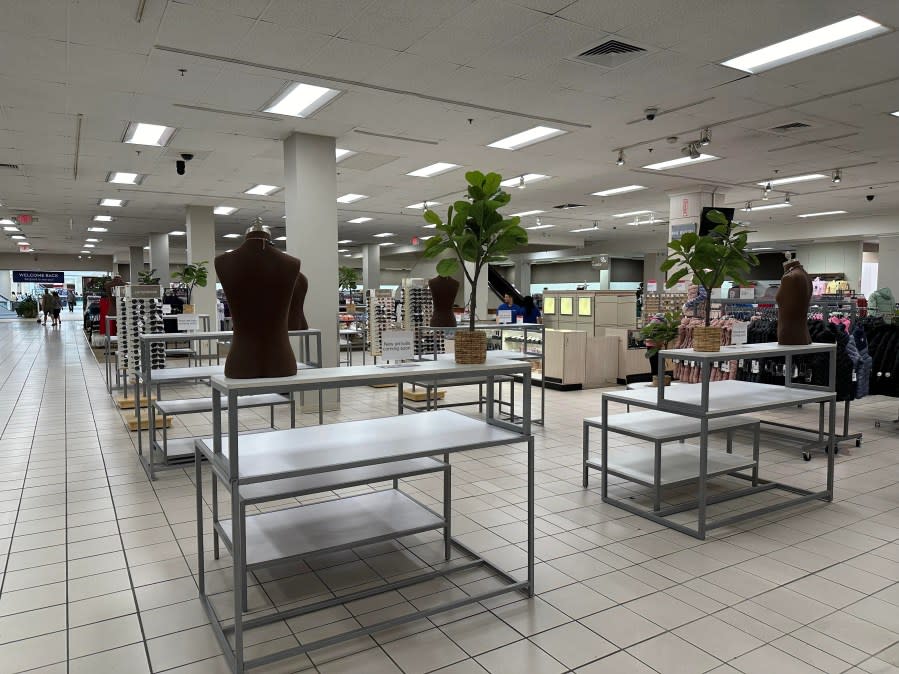 Photos from the interior of the newly opened Sears store at Burbank Town Center on Oct. 22, 2023.