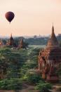 <p>This ancient city in central Myanmar is made up of thousands (yes, thousands) of Buddhist temples and pagodas. One of the prettiest views is from above—we recommend going for a hot air balloon ride at sunrise.</p>