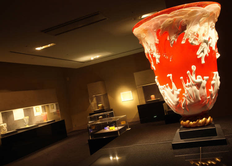 「藤田喬平玻璃美術館」展示多彩玻璃作品（圖片提供：松島溫泉 松島一之坊）