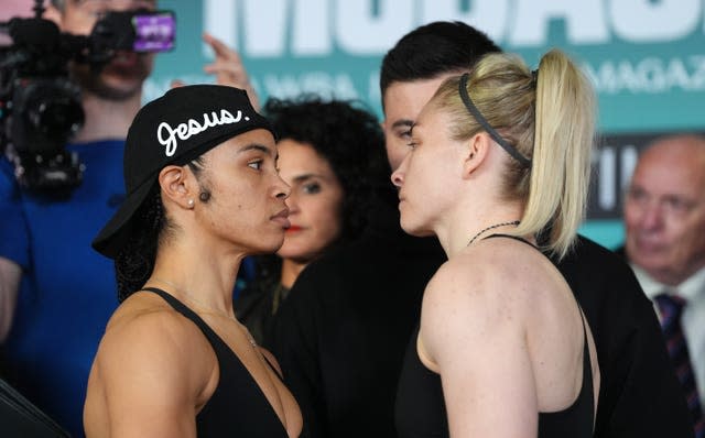 Lauren Price v Jessica McCaskill – Weigh In – Cardiff