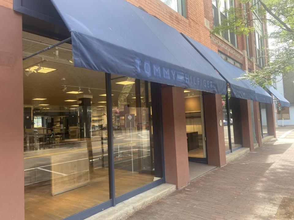 A look at the former Tommy Hilfiger Store on Market Street.