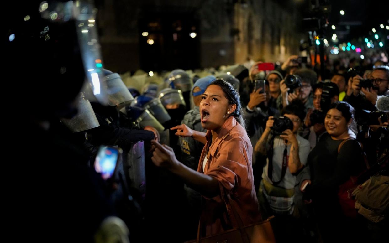 Protests in Mexico