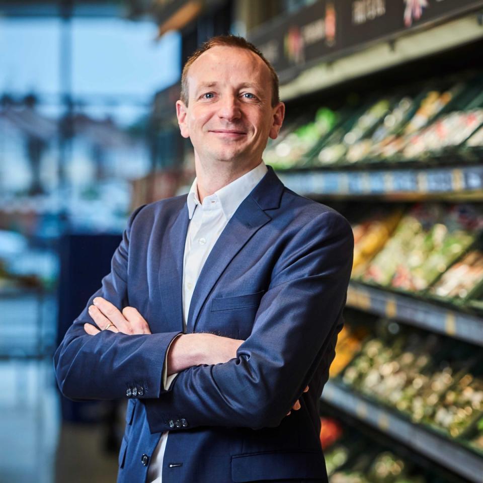 Aldi chief executive officer Giles Hurley (Aldi / PA)