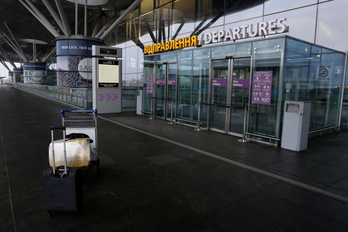 Boryspil International Airport near Kyiv (REUTERS)