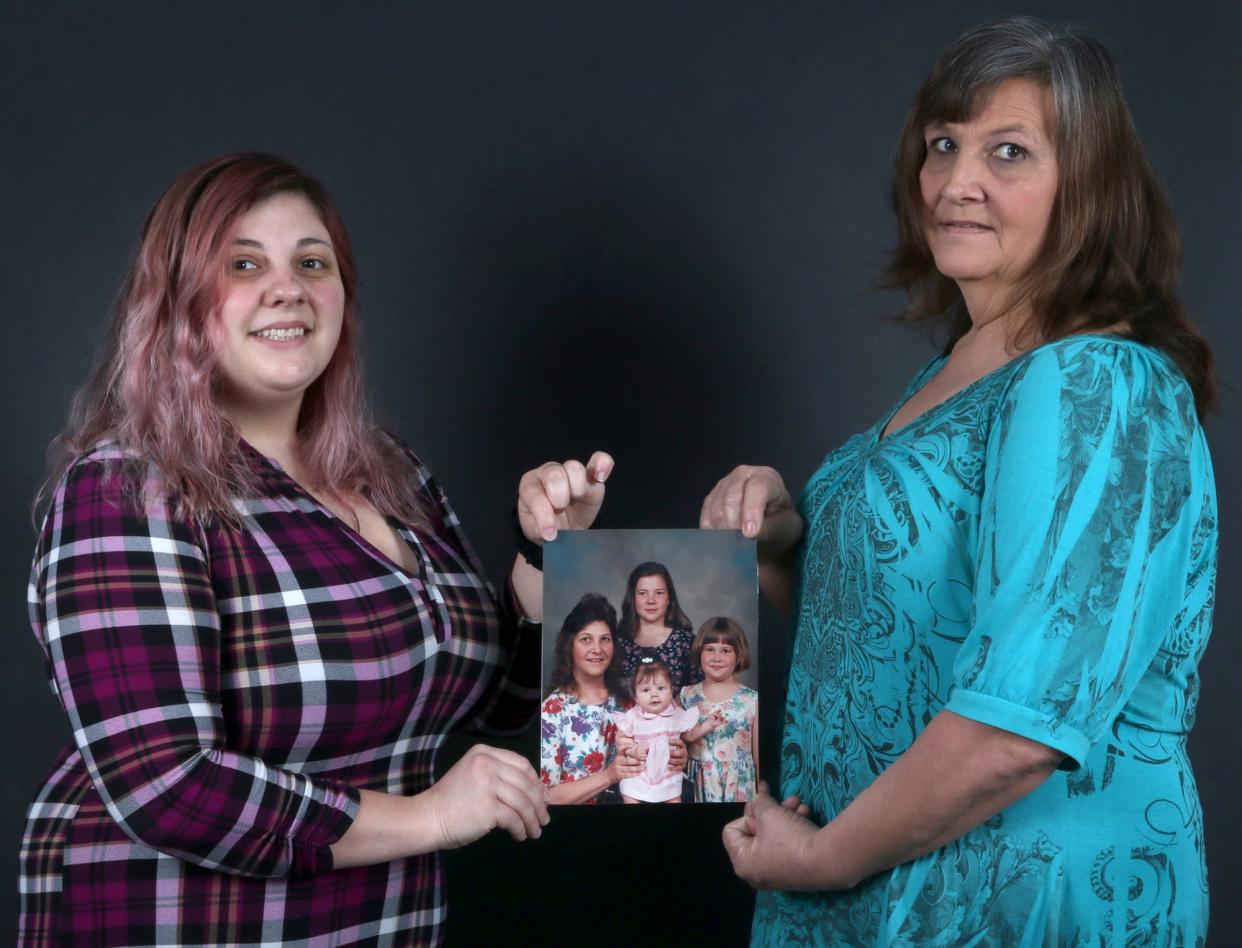 Haley Brooks, right, and Diane Brooks said that they loved Amanda and Whitney and tried to get both of them into treatment for their addiction. Instead, Diane lost two daughters in the span of a month.