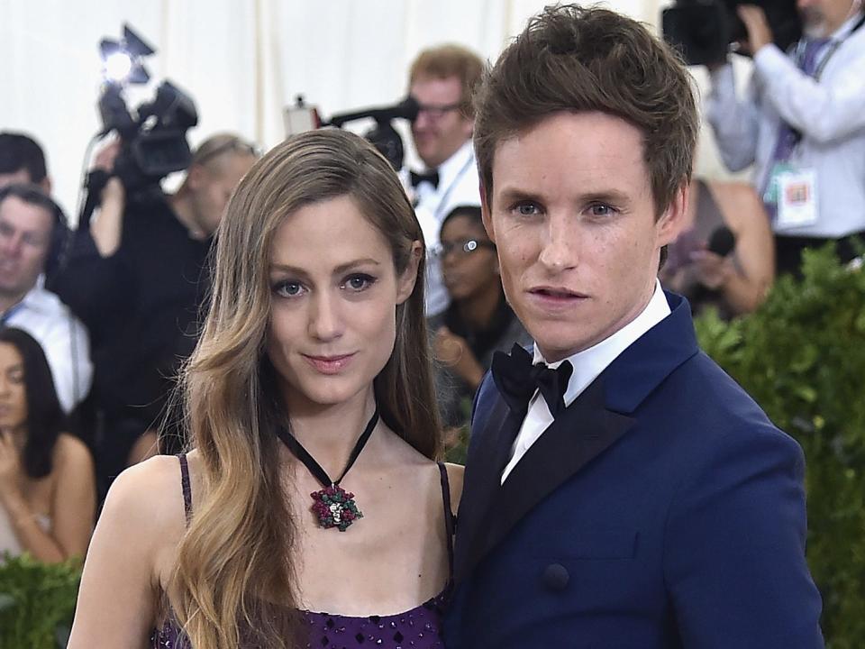 Hannah Bagshawe and Eddie Redmayne