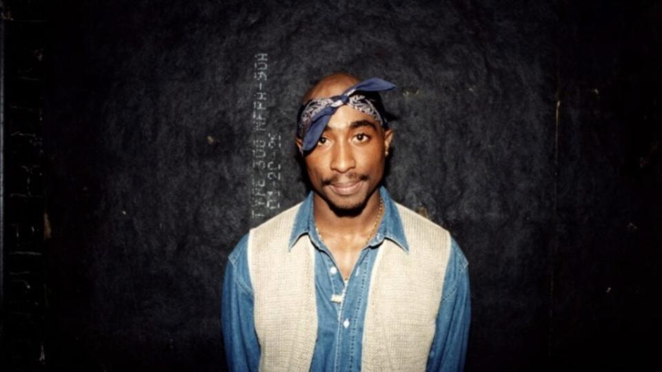 Rapper Tupac Shakur poses for photos backstage after his performance at the Regal Theater in Chicago, Illinois in March 1994. (Photo By Raymond Boyd/Getty Images)