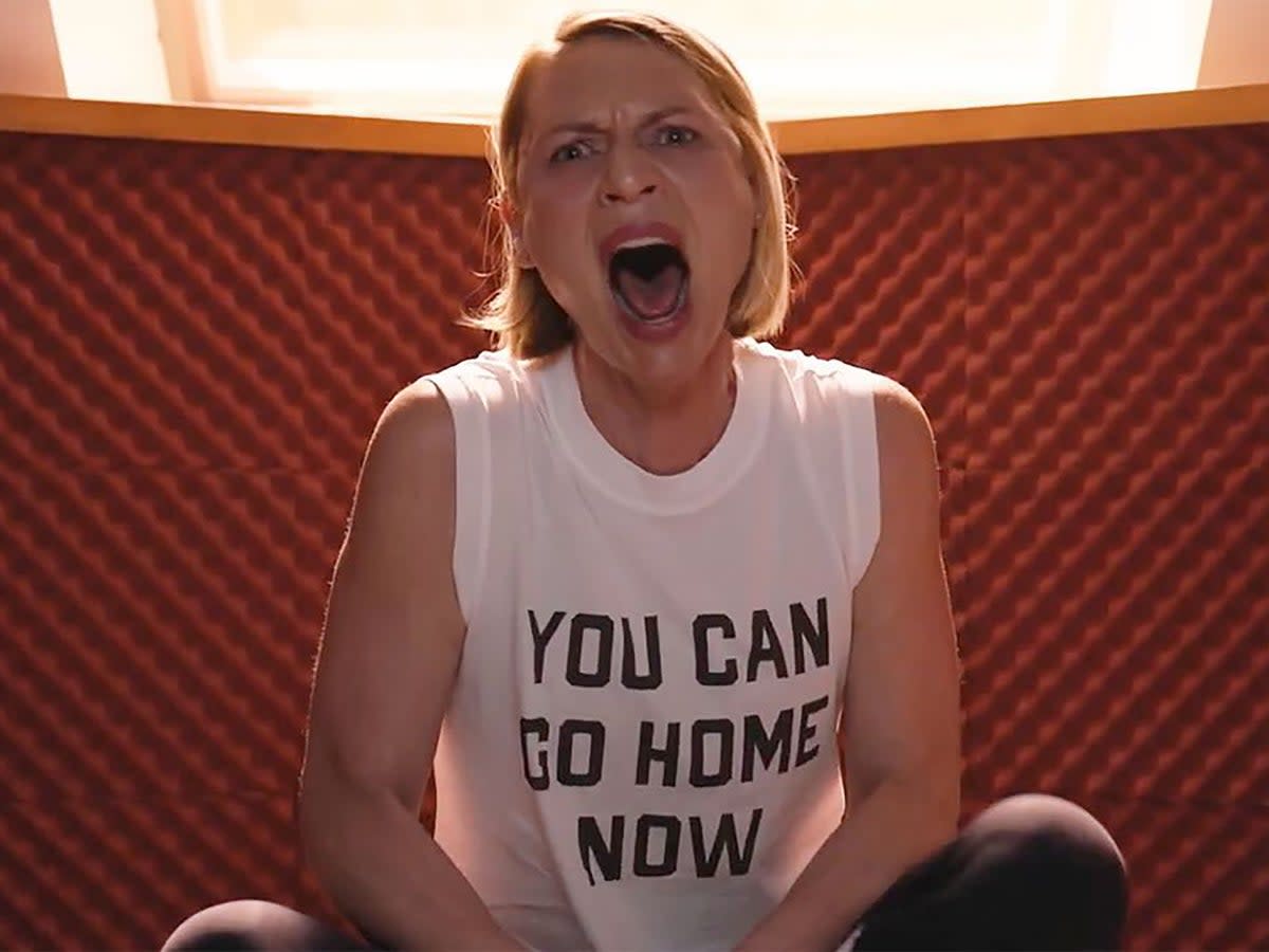 How did this once-edgy garment become so… basic? Claire Danes in ‘Fleishman Is in Trouble’  (Hulu/Disney Plus)