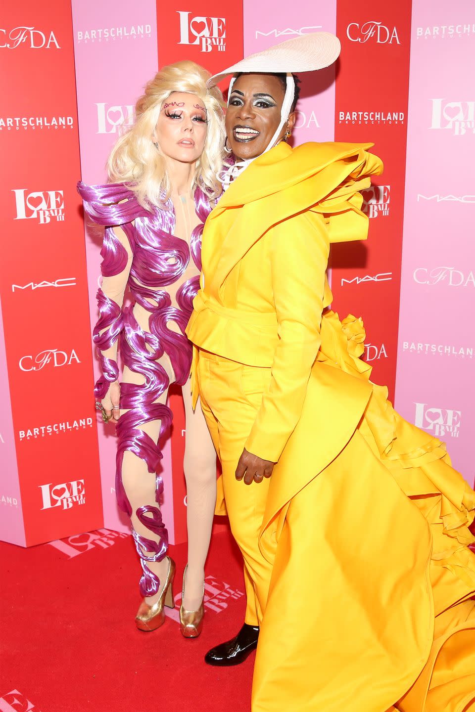 Susanne Bartsch and Billy Porter