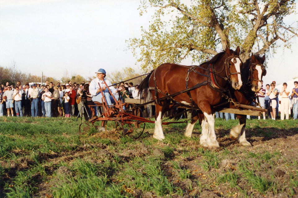 At the groundbreaking for what is now the Microsoft campus in Fargo.  (Courtesy Doug Burgum)