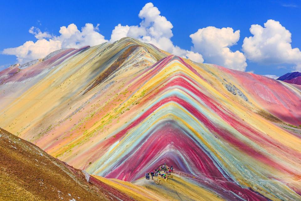 Vinicunca Rainbow Mountain in Peru