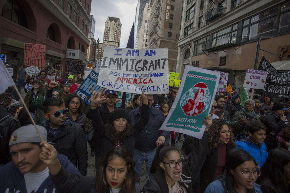 immigration protest trump