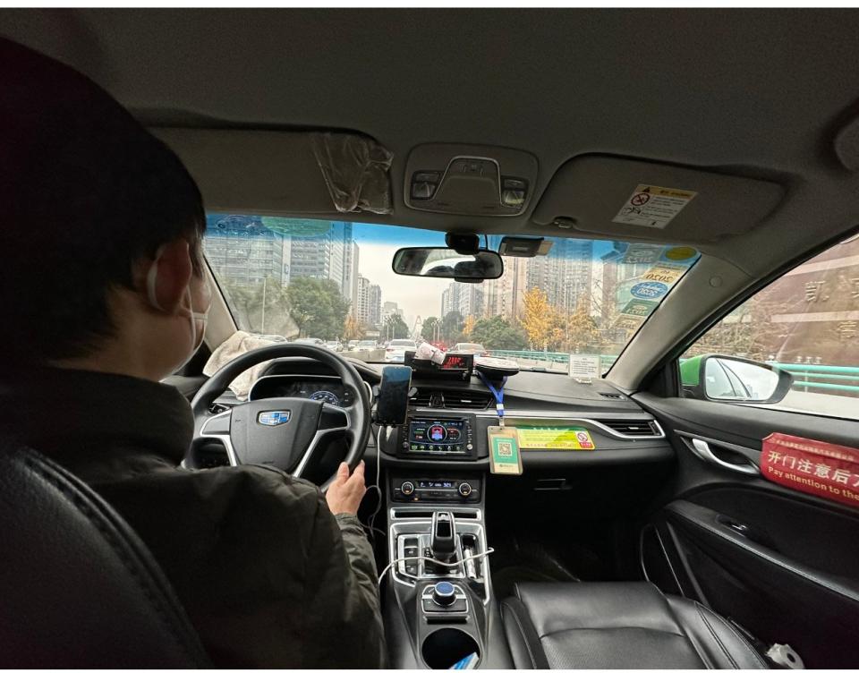 A taxi driver in Chengdu said friends now greet each other by asking 