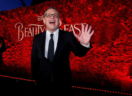 FILE PHOTO: Director of the movie Bill Condon poses at the premiere of "Beauty and the Beast" in Los Angeles, California, U.S. March 2, 2017. REUTERS/Mario Anzuoni/File Photo
