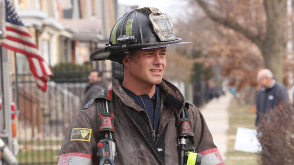  Taylor Kinney as Kelly Severide in Chicago Fire Season 12x07. 