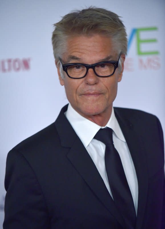 Harry Hamlin arrives on the orange carpet for the 26th Annual Race to Erase MS Gala at the Beverly Hilton hotel in California on May 10, 2019. The actor turns 72 on October 30. File Photo by Chris Chew/UPI