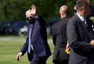 President Biden departs the White House in Washington