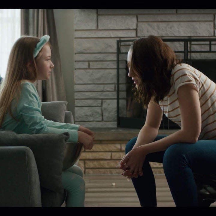 Harley Quinn Smith (right) in a scene from "Killroy Was Here," directed by Kevin Smith.