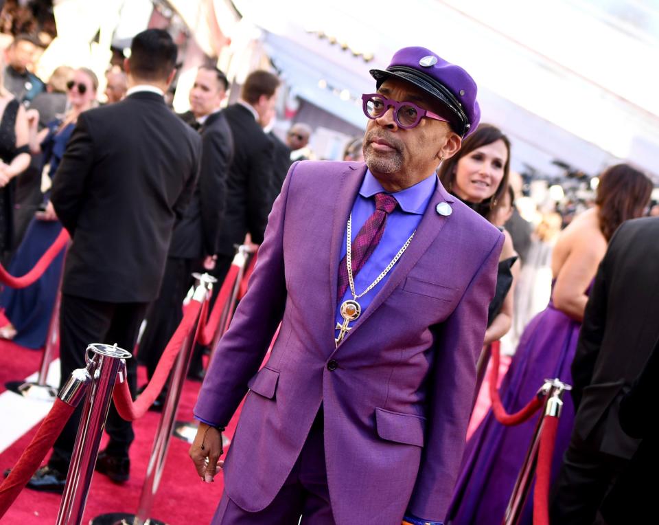 Spike Lee arrives at the Oscars on Sunday, Feb. 24, 2019, at the Dolby Theatre in Los Angeles. (Photo by Charles Sykes/Invision/AP) (Photo: Charles Sykes/Invision/AP)