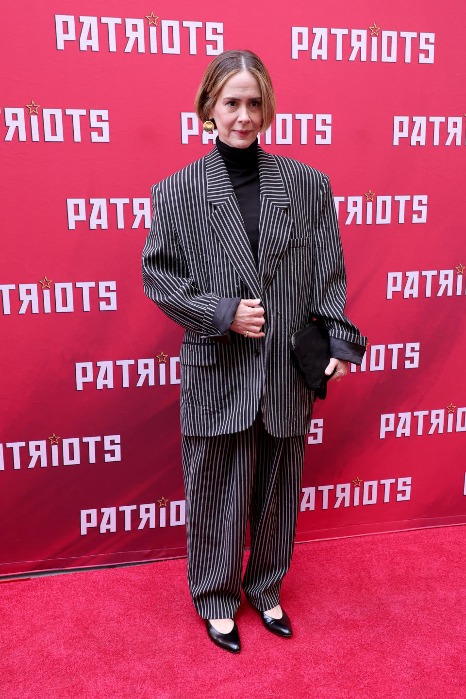 NEW YORK, NEW YORK - APRIL 22: Sarah Paulson attends the "Patriots" Broadway Opening at Ethel Barrymore Theatre on April 22, 2024 in New York City. (Photo by Michael Loccisano/Getty Images)