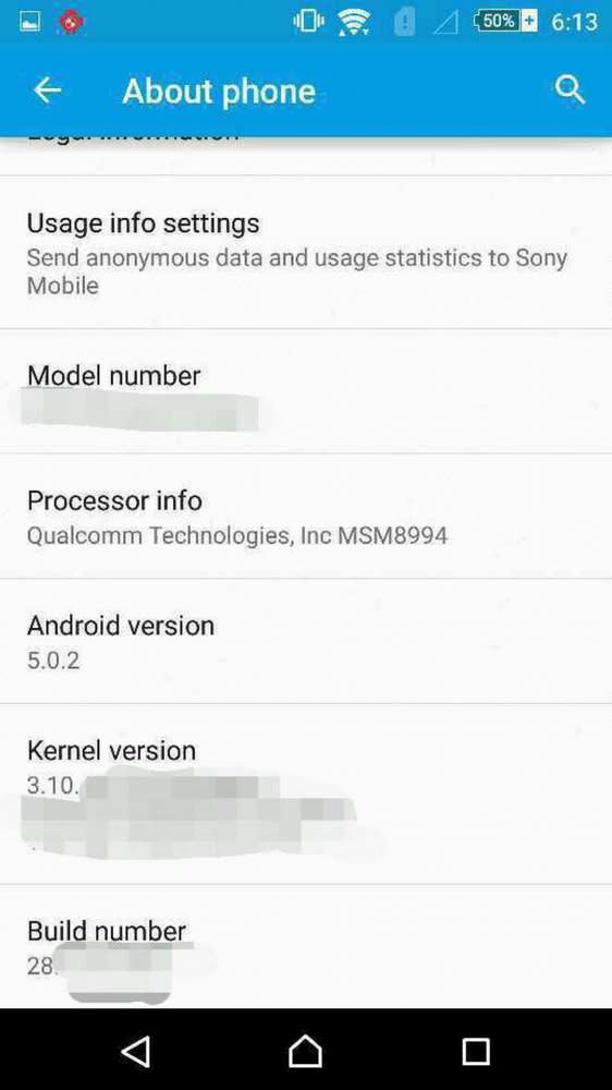 ▲Sony Xperia Z4確認將採Snapdragon 810處理器。