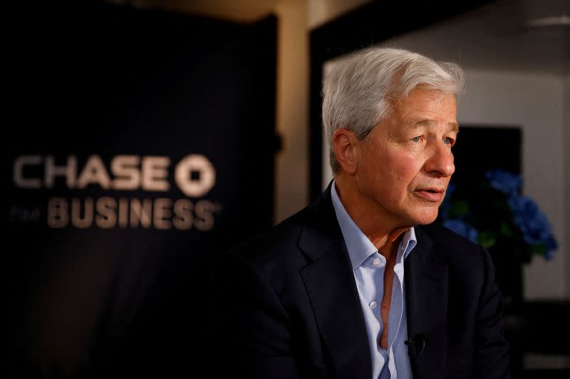 FILE PHOTO: Reuters interviews JPMorgan Chase & Co. CEO Jamie Dimon in Miami, Florida