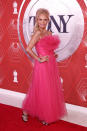 <p>Kristin Chenoweth channeled Glinda from <em>Wicked</em>'s sense of style with this pink tulle gown. Of course she did — she originated the role on Broadway, after all! </p>