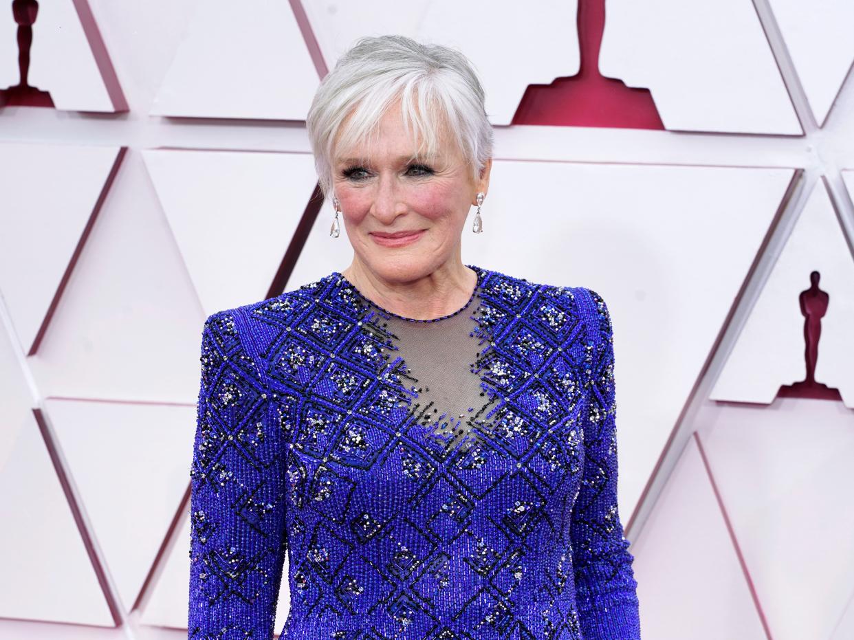 Glenn Close attends the 93rd Annual Academy Awards at Union Station on 25 April 2021 in Los Angeles, California (Chris Pizzelo-Pool/Getty Images)