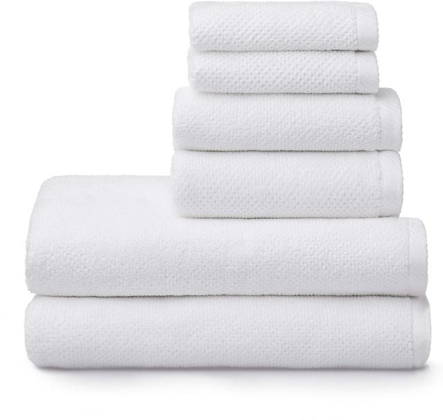 Peacock Alley Turkish Cotton 6-Piece Towel Set - Towel Set / Glacier