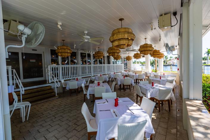 River House restaurant on PGA Boulevard offers a nice waterway view in Palm Beach Gardens.