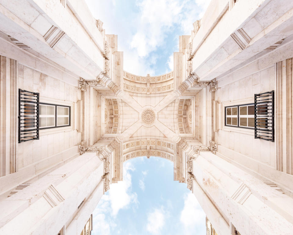 Looking at the heavens: Photographer captures perfectly symmetrical ceilings