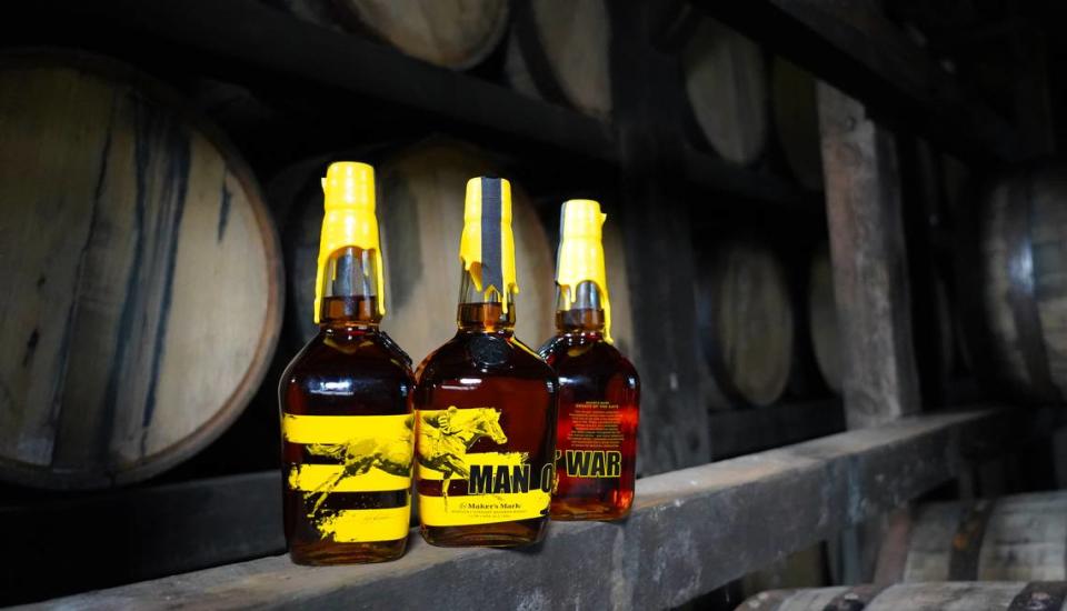 Maker’s Mark and Keeneland are launching a new 10-year bottle series commemorating top Thoroughbred racehorses, beginning with Man o’ War. But you’ll have to wait until October to get a bottle.