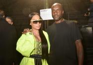 <p>Lala Anthony and Virgil Abloh</p>