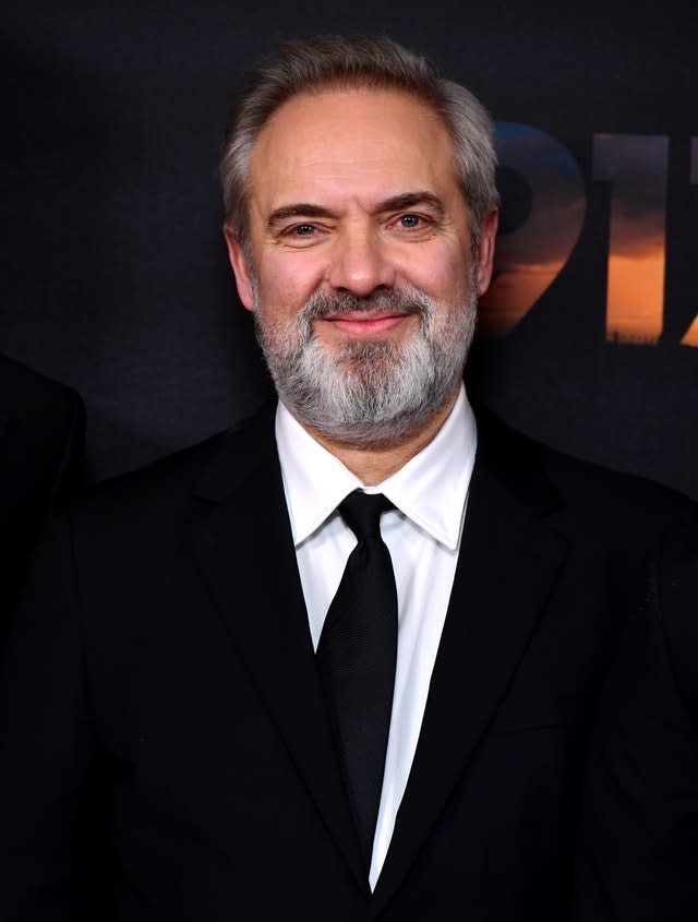 Director Sam Mendes at the 1917 world premiere