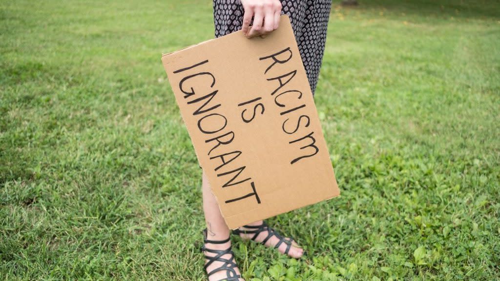 racism sign