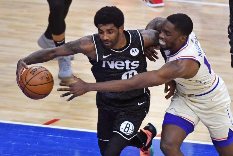 Brooklyn Nets guard Kyrie Irving (11)