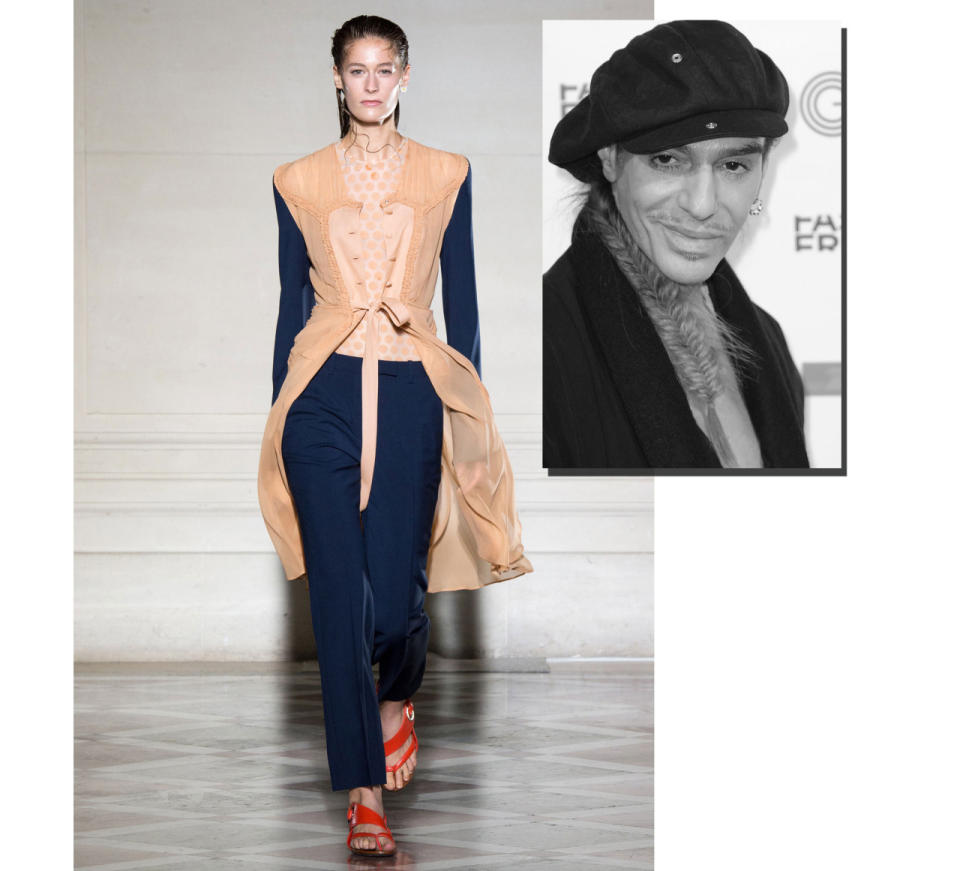 <p>John Galliano goes to Martin Margiela</p>