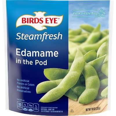 <p><a href="https://go.redirectingat.com?id=74968X1596630&url=https%3A%2F%2Fwww.target.com%2Fp%2Fbirds-eye-steamfresh-frozen-edamame-pods-frozen-vegetables-10oz%2F-%2FA-14753393&sref=https%3A%2F%2Fwww.womenshealthmag.com%2Ffood%2Fg28950674%2Flow-sodium-snacks%2F" rel="nofollow noopener" target="_blank" data-ylk="slk:Shop Now;elm:context_link;itc:0;sec:content-canvas" class="link ">Shop Now</a></p><p>Steamfresh Frozen Edamame</p><p>$2.59</p><p>target.com</p><span class="copyright">Birds Eye</span>