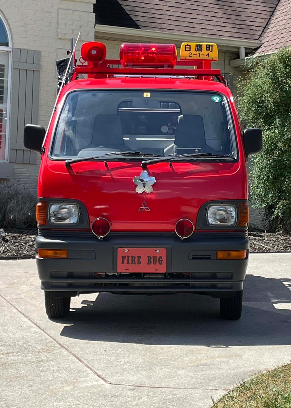 The little 1994 Mitsubishi fire truck can be seen around Hardin Valley from time to time. Owner Joseph Smith said he doesn’t mind a “hello” for his “Fire Bug.”